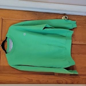 Unisex Champion Eco Sweatshirt. Color green size large